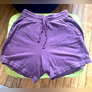 Old Navy Athletic Purple Shorts with Elastic Waistband Vintage Comfy Size Small